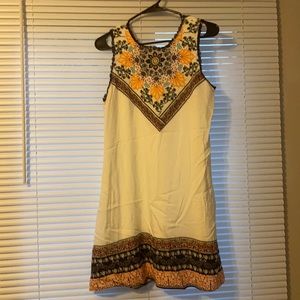 White dress with design